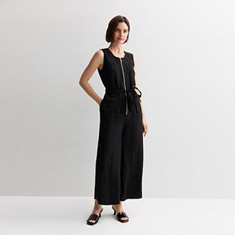 Women's Nine West Zip Front Jumpsuit