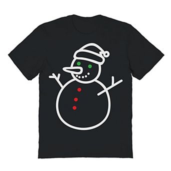 Men's Snow Christmas Man Christmas Graphic Tee