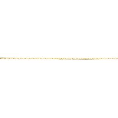 PRIMROSE Silver Tone Square Snake Chain Necklace