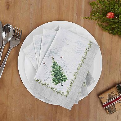 Avanti Trees 4-pc. Dinner Napkin Set