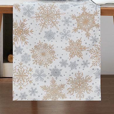Avanti Snowflakes Table Runner