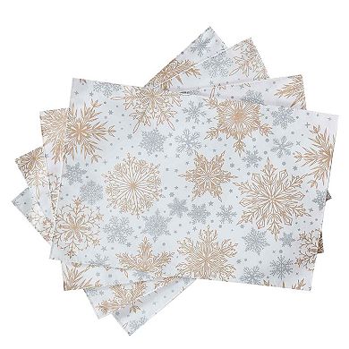 Avanti Snowflakes 4-pc. Placemat Set