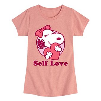 Girls 7-16 Peanuts Belle Self Love Graphic Tee