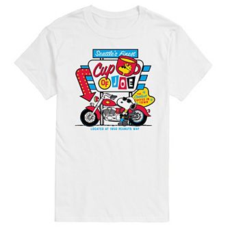 Big & Tall Peanuts Seattle's Finest Cup Of Joe Graphic Tee