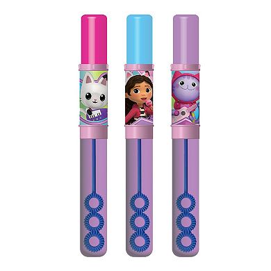What Kids Want 3-pk Gabby's Dollhouse Bubble & Chalk Stick