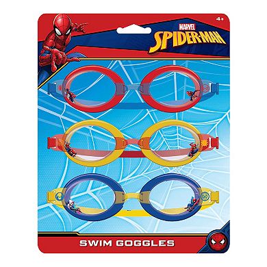 Marvel Spider-Man 3-Pack Swim Goggles