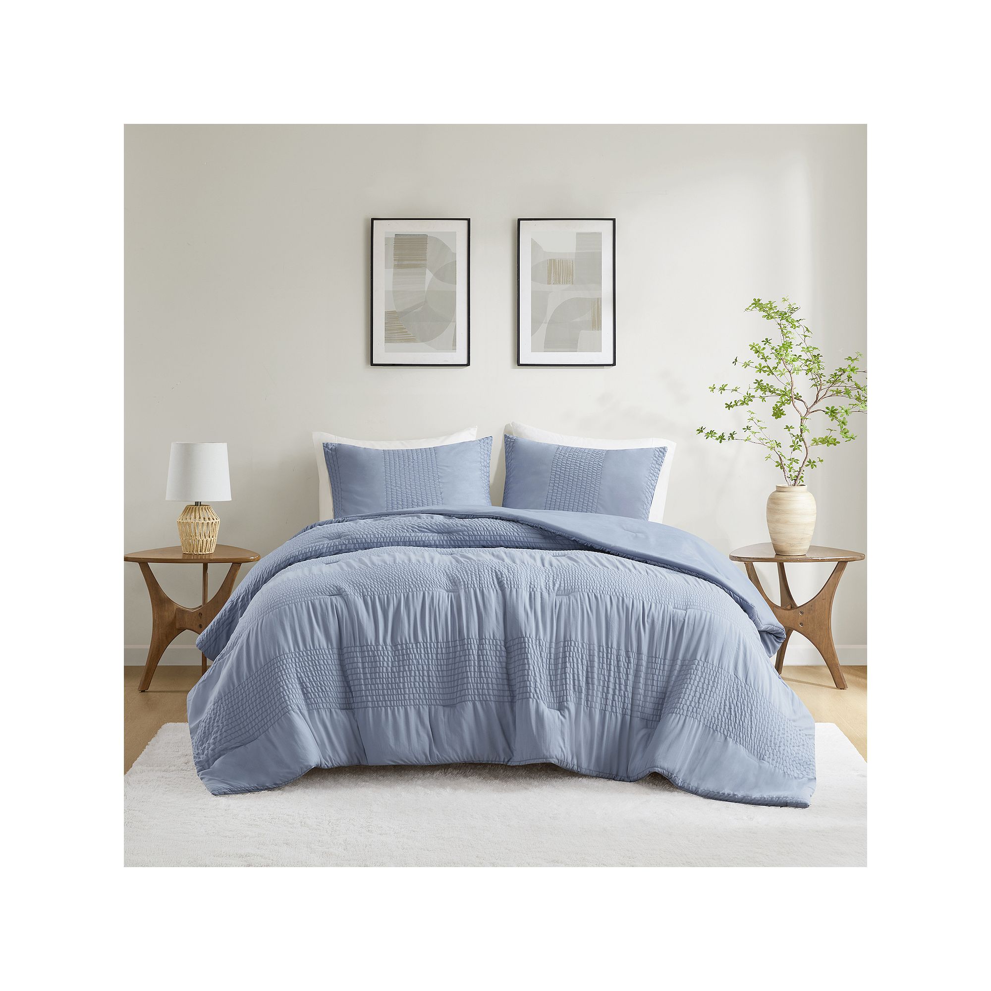 510 Design Quinn Comforter Set, Blue