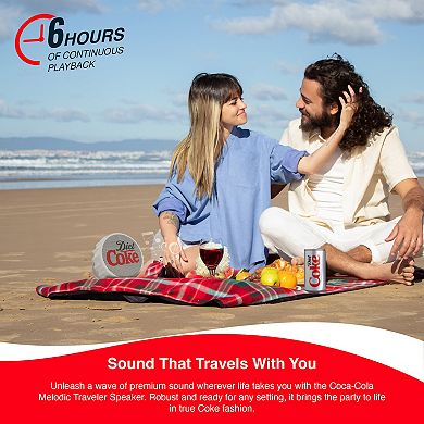 Diet-Coke/Coca-Cola Bottle Cap Shape Speaker, Fm Radio, Kickstand, Wall Mountable, Led Lights