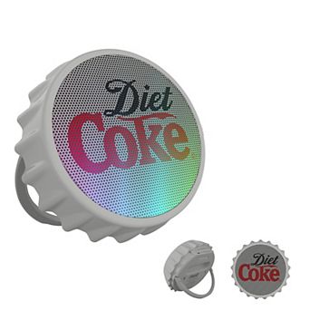 Diet-Coke/Coca-Cola Bottle Cap Shape Speaker, Fm Radio, Kickstand, Wall Mountable, Led Lights
