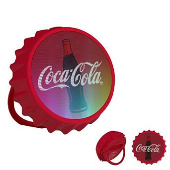 Diet-Coke/Coca-Cola Bottle Cap Shape Speaker, Fm Radio, Kickstand, Wall Mountable, Led Lights