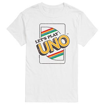 Big & Tall UNO Lets Play Vintage Graphic Tee