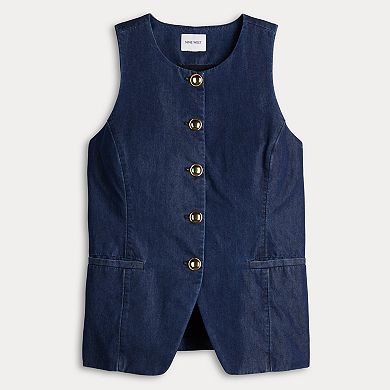 Women's Nine West Highneck Tailored Vest