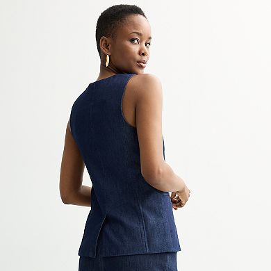 Women's Nine West Highneck Tailored Vest