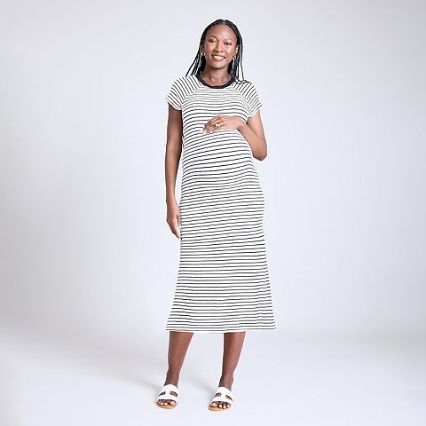 Женские платья Maternity Motherhood ® Ribbed Raglan Midi Dress