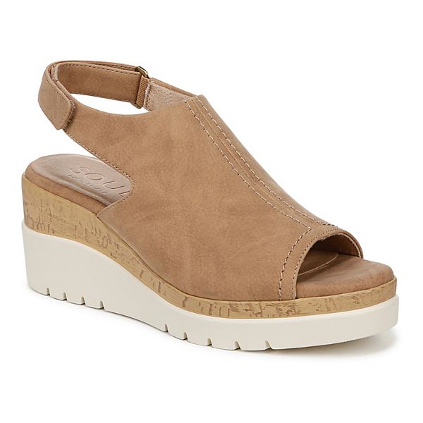 エル　ジゼル SOUL Naturalizer Giselle Women's Wedge Slingback Sandals