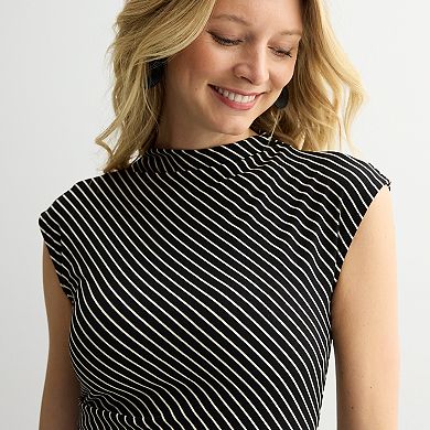 Women's Nine West Mock Neck Knit Dress