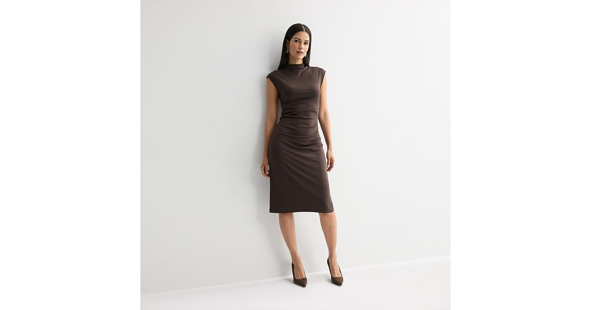 Womens Brown Fall Dresses, Clothing