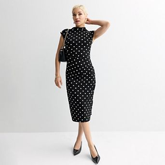 Women's Nine West Mock Neck Knit Dress