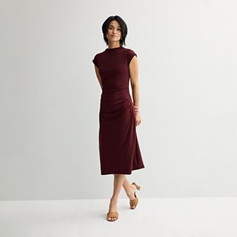 Women's Nine West Mock Neck Knit Dress