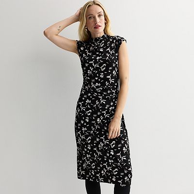 Women's Nine West Mock Neck Knit Dress