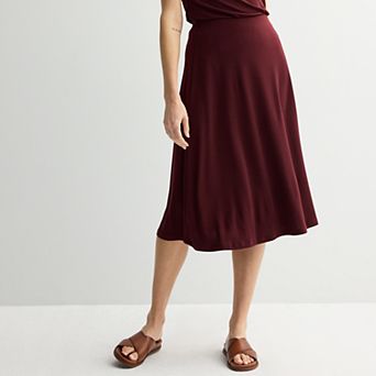 Women's Nine West Knit Midi Skirt