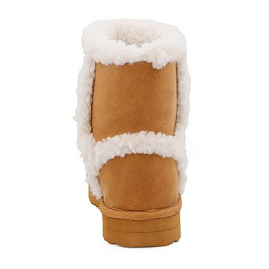 Yoki Blythe-05 Women's Faux Fur High Top Boots