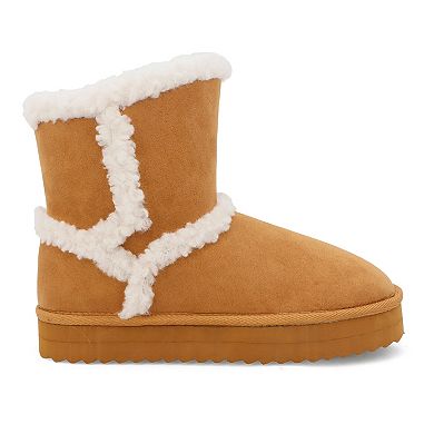 Yoki Blythe-05 Women's Faux Fur High Top Boots
