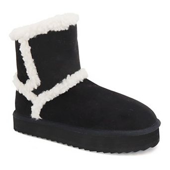 Yoki Blythe-05 Women's Faux Fur High Top Boots