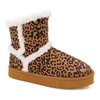 Yoki Blythe-05 Women's Faux Fur High Top Boots