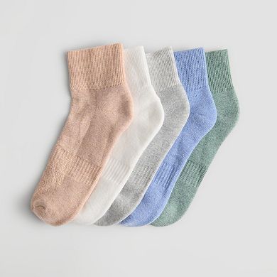 Women's FLX 5-Pack Athletic Quarter Socks