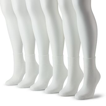 Women's FLX Ladies' 6-Pack Athletic Quarter Socks