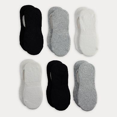 Women's FLX Ladies' 6-Pack Athletic Liner Socks