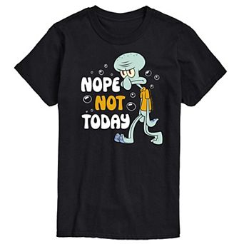 Big & Tall SpongeBob SquarePants Nope Not Today Graphic Tee