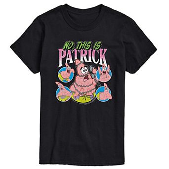 Big & Tall Spongebob SquarePants No This Is Patrick Graphic Tee