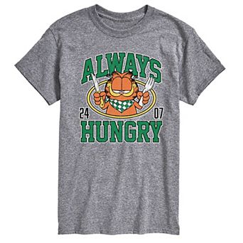 Big & Tall Garfield Always Hungry Graphic Tee