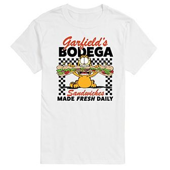 Big & Tall Garfield Bodega Sandwiches Graphic Tee