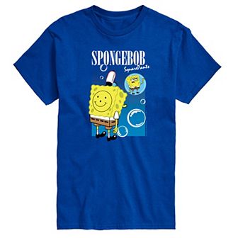 Big & Tall SpongeBob SquarePants Bubbles Graphic Tee