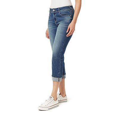Juniors' WallFlower Insta Stretch Curvy Low Rise Crop Pants