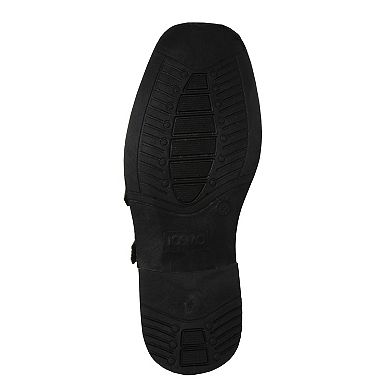 Josmo Dress Shoes Hook and Loop Double Monk Strap Cap Toe Toddler Boy's Oxford Loafers