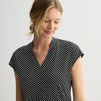 Women's Nine West Dolman V-Neck Knit Top
