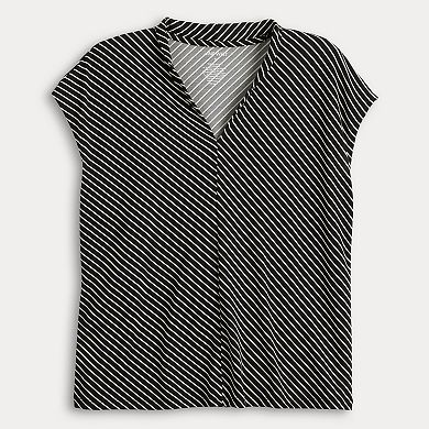Women's Nine West Dolman V-Neck Knit Top