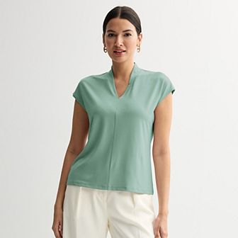 Women's Nine West Dolman V-Neck Knit Top