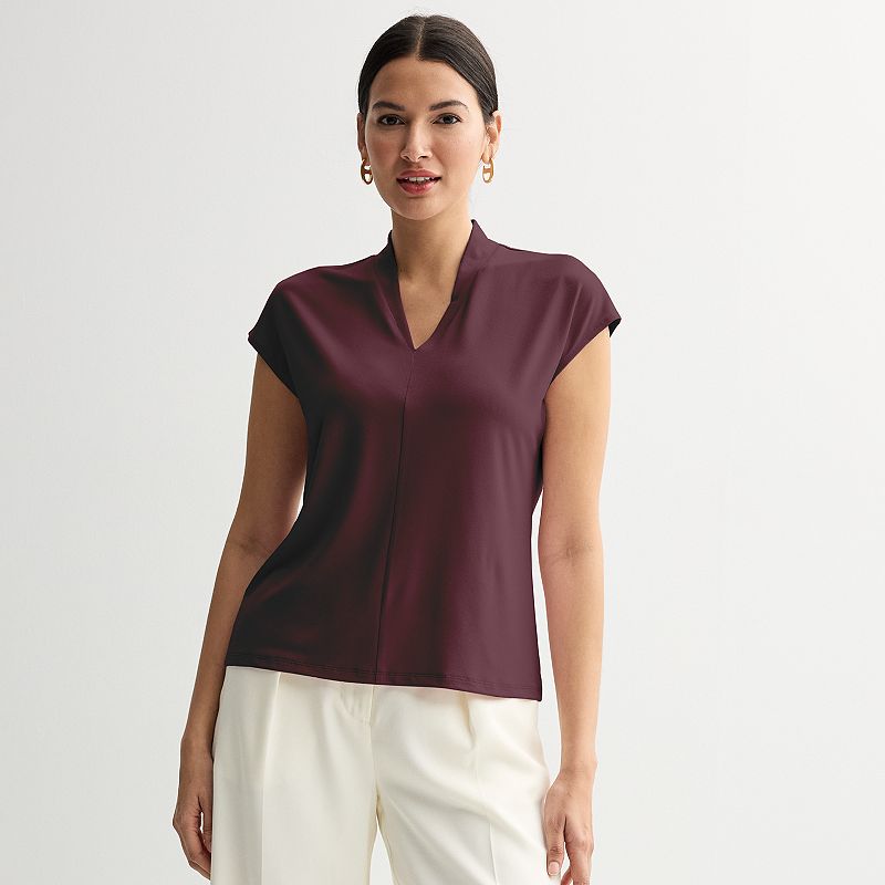 Women's Nine West Dolman V-Neck Knit Top