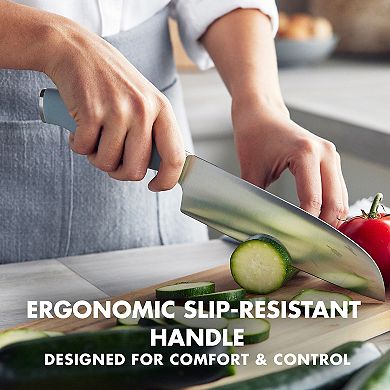 GreenPan Blue Haze Ultimate 16-Piece Titanium Knife Block Set