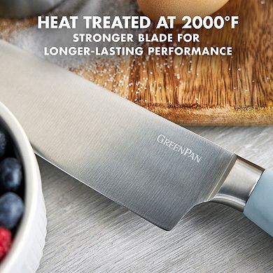 GreenPan Blue Haze Ultimate 16-Piece Titanium Knife Block Set