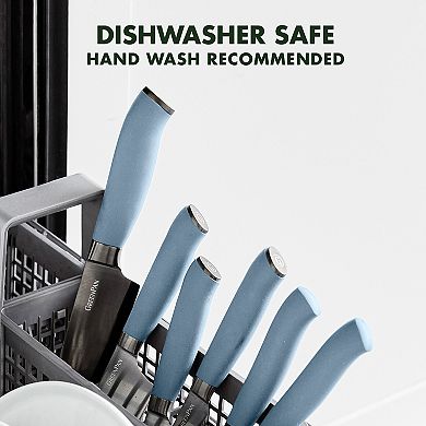 GreenPan Blue Haze Ultimate 16-Piece Titanium Knife Block Set