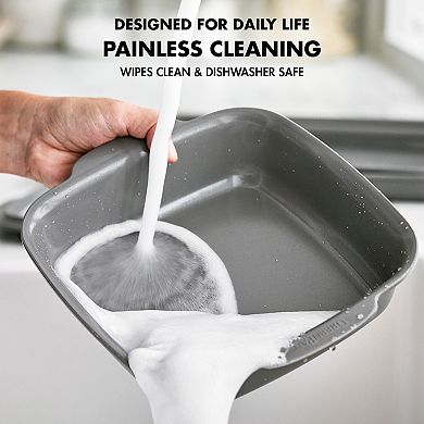 GreenPan Premiere Ovenware Healthy Ceramic Nonstick 8" Square Cake Baking Pan