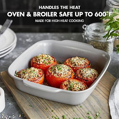 GreenPan Premiere Ovenware Healthy Ceramic Nonstick 8" Square Cake Baking Pan