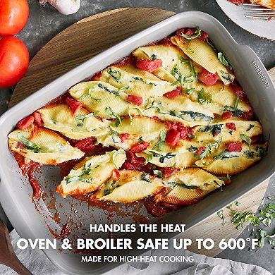 GreenPan Premiere Ovenware Ceramic Nonstick 13" x 9" Rectangular Baking Pan