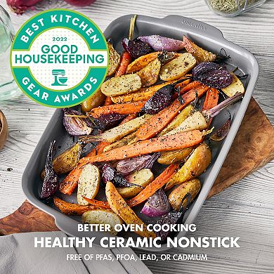 GreenPan Premiere Healthy Nonstick Ovenware 18" x 13"Half Sheet Pan